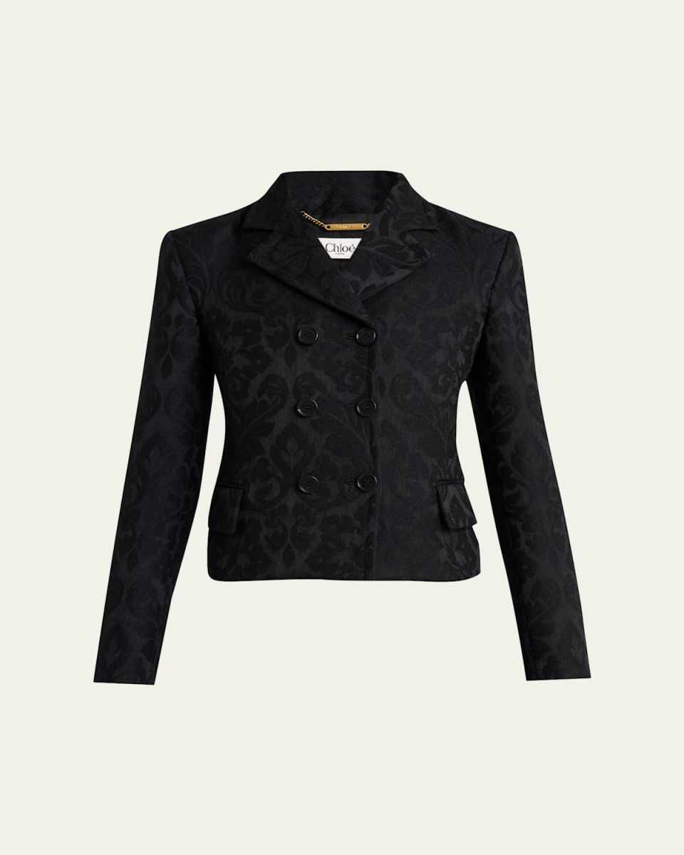 Ornamental Jacquard Top Coat